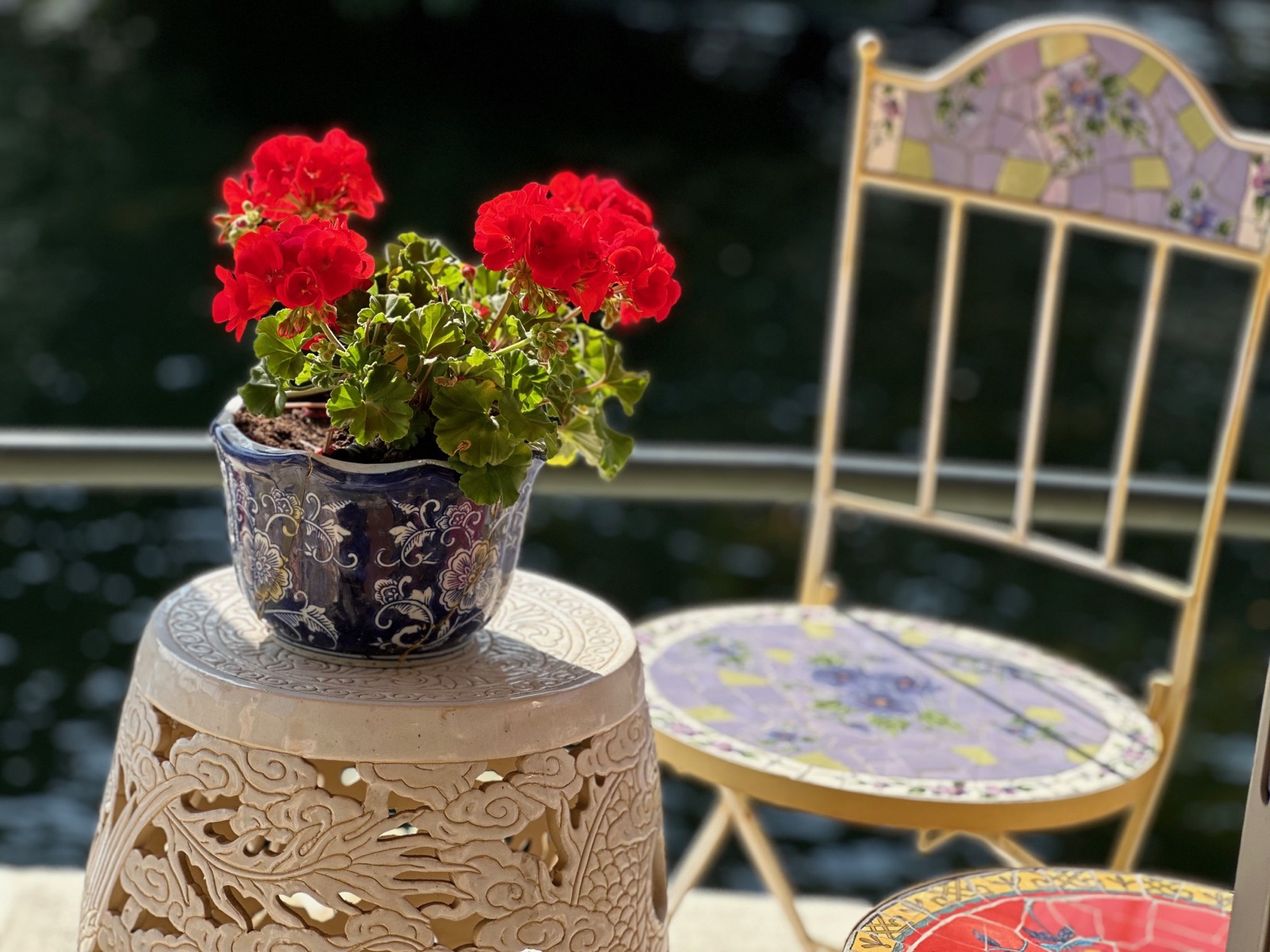 Deck off living room